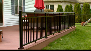 Azek Deck with Aluminum Railing