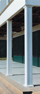 Recessed Aluminum Column